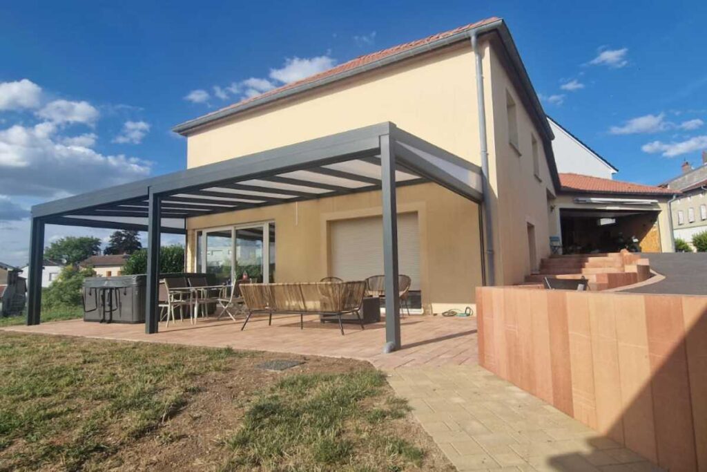 Pergola aluminium terrasse